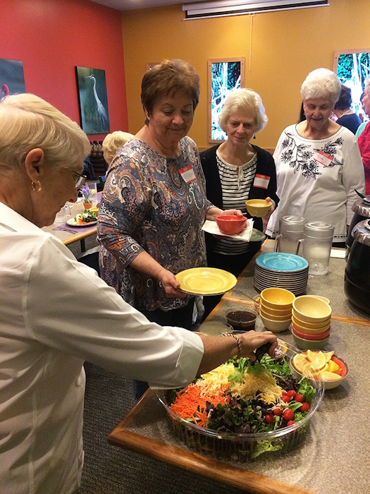 attendees at the homeland hospice women's luncheon