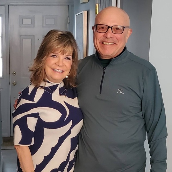 barb and phil talarico smiling together