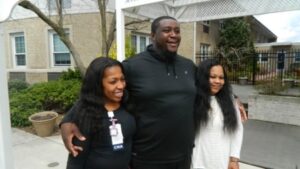 homeland staff with wellness coordinator roxane hearn