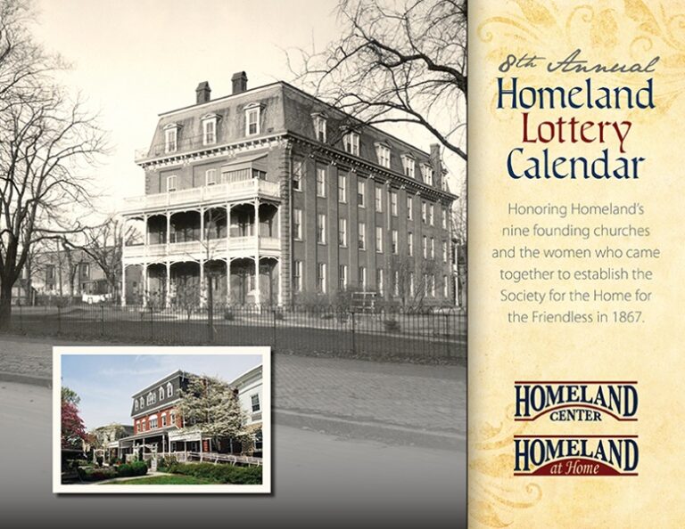 cover of the 8th annual homeland lottery calendar
