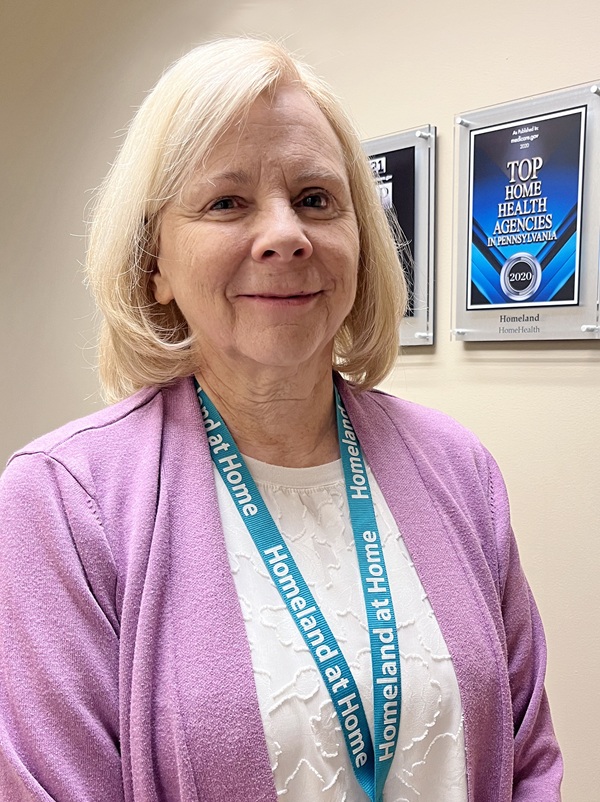 Lora Bierce, RN, WCC, director of Homeland HomeHealth