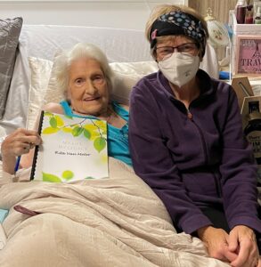 volunteer Kandy Melillo with a contributor to my life my legacy