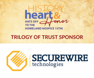 graphic showcasing securewire technologies as a trilogy of trust sponsor