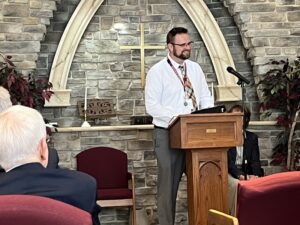 speaker at the annual board meeting