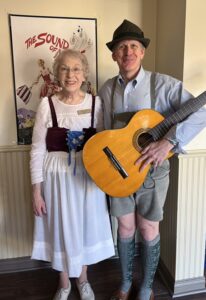 celebrants dressed up for the sound of music event