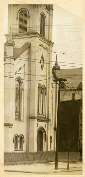 historical streeview of the free baptist church