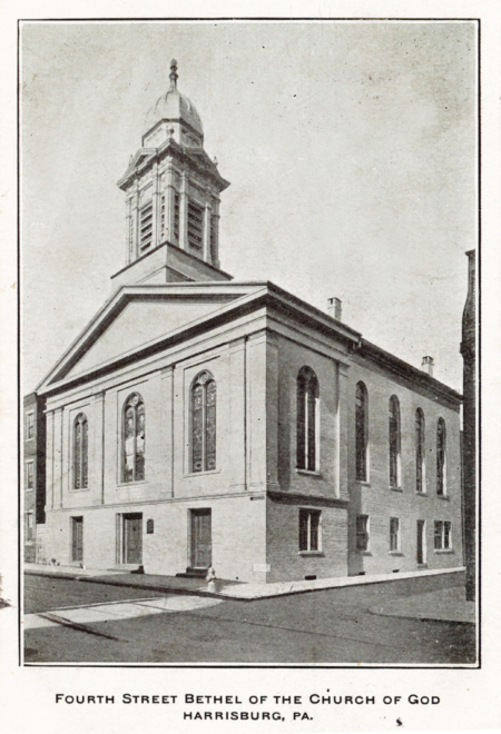 historical postcard depicting the fourth street bethel church