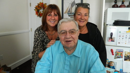 Donald Rudy with daughters