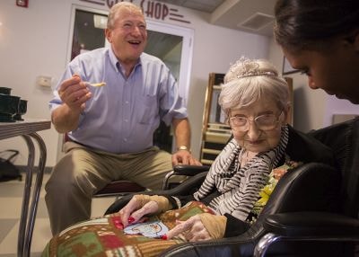 David and his mom Frances