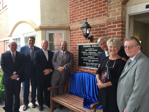 Plaque unveiling