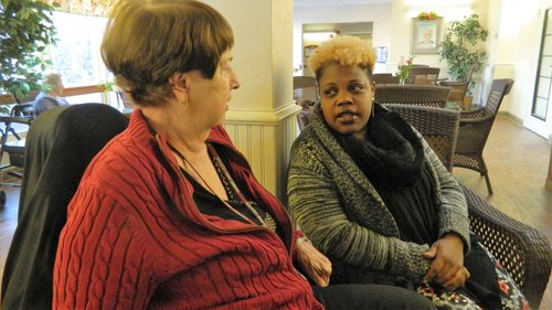 Jackie Roy with Gretchen Yingst