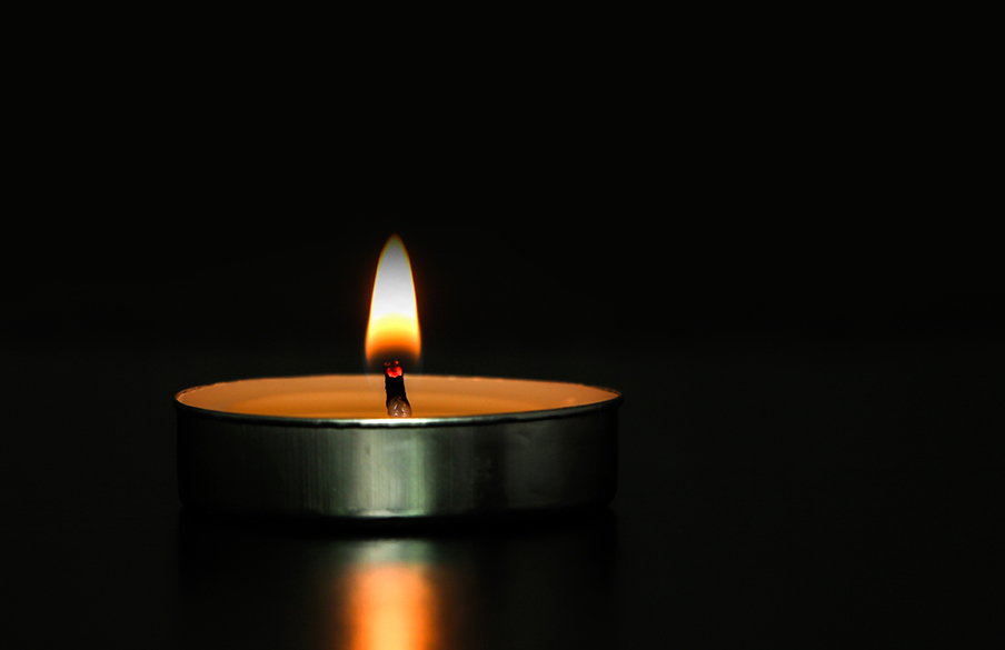 hospice heart - the tea light